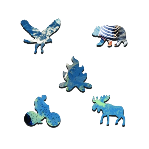 Lato w górach! - Personalizowane Puzzle 250 elementów